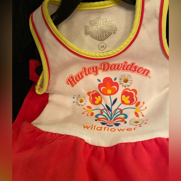 Harley Davidson Floral, Graphic, Two-Piece Set (24 months) - Picture 3 of 5